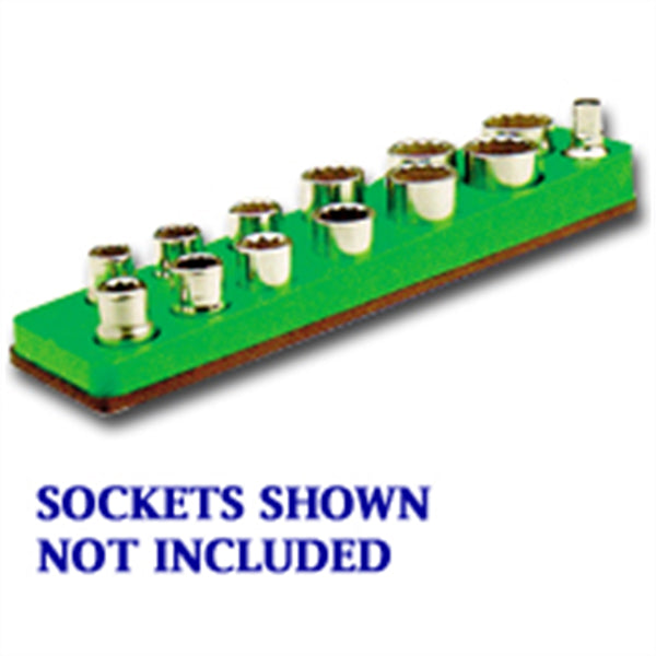 3/8 in. Drive Magnetic Neon Green Socket Holder 5.5-22mm MTS718