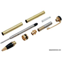 MaxWood Classic Parker-Style Pen Turning Kit - Gold Finish