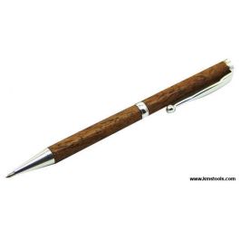 MaxWood Slimline Pen Turning Kit - Twist - Silver Finish