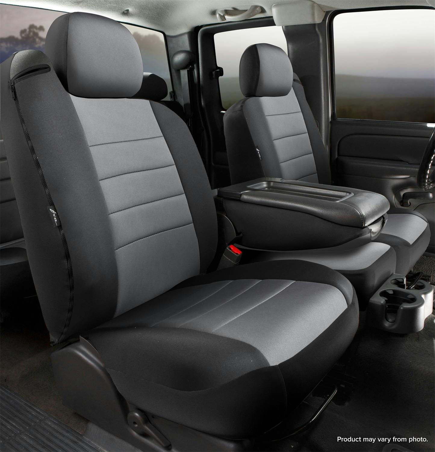 Fia NP98-37 GRAY Neo™ Neoprene Custom Fit Truck Seat Covers