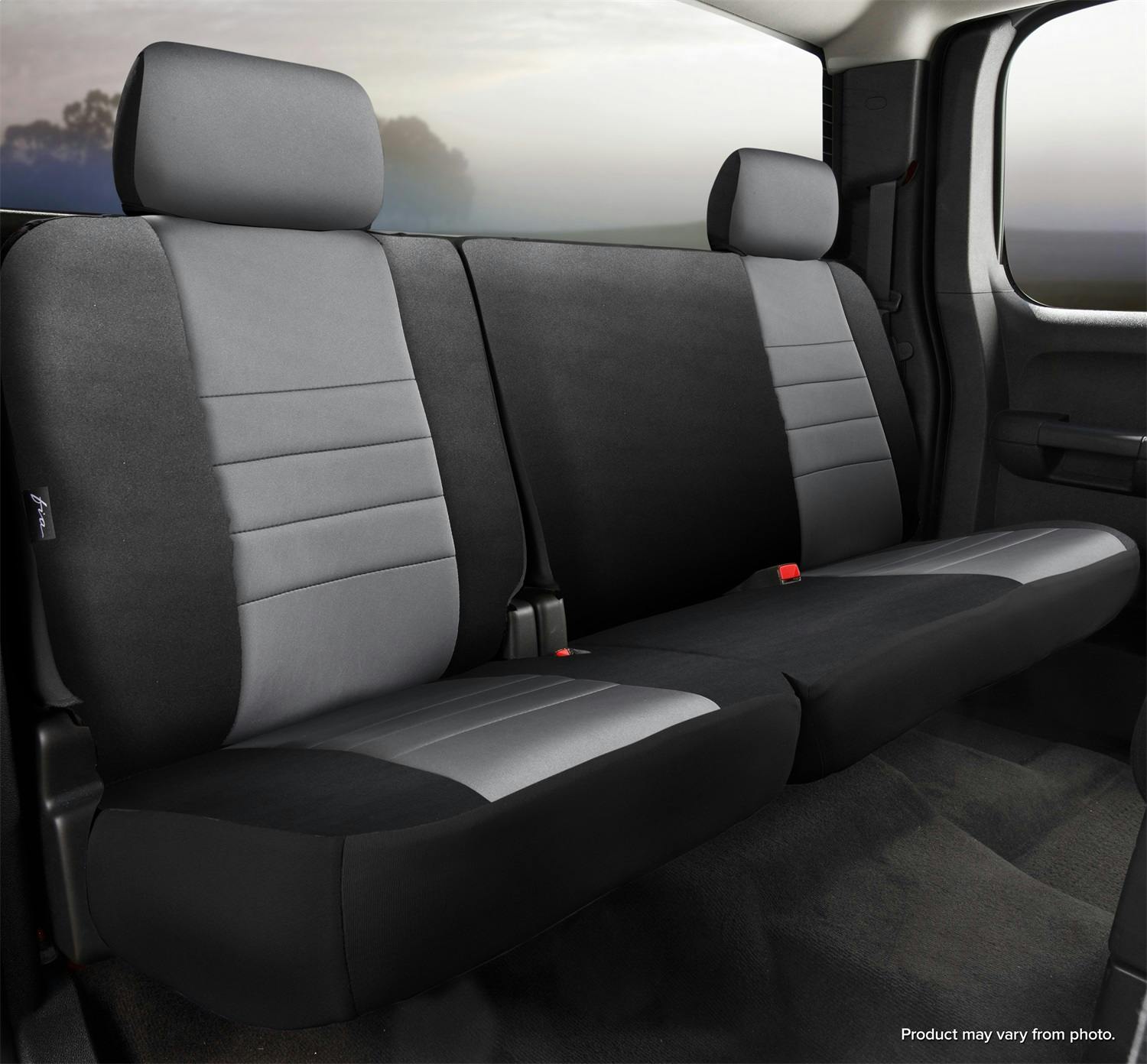 Fia NP92-26 GRAY Neo™ Neoprene Custom Fit Truck Seat Covers