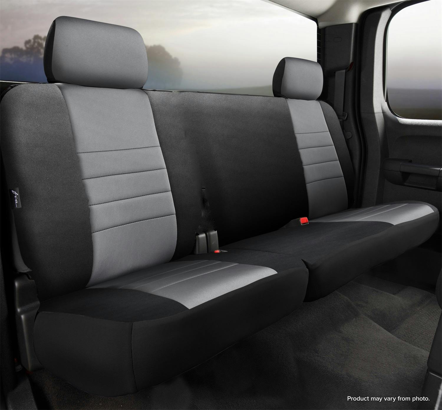 Fia NP92-66 GRAY Neo™ Neoprene Custom Fit Truck Seat Covers