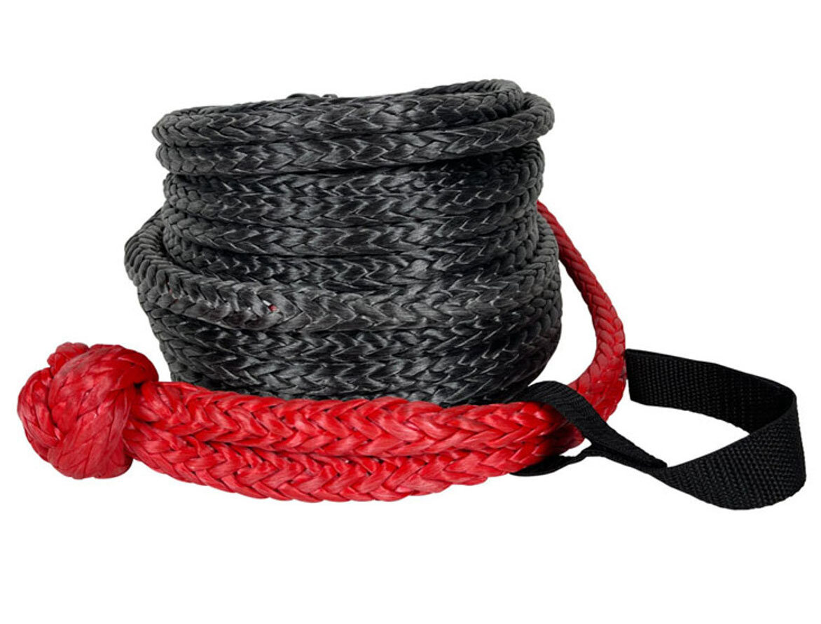 Overland Vehicle Systems 19009918 Brute Recovery Winch Line with Synthetic Soft Shackle 3/8"x 99'
