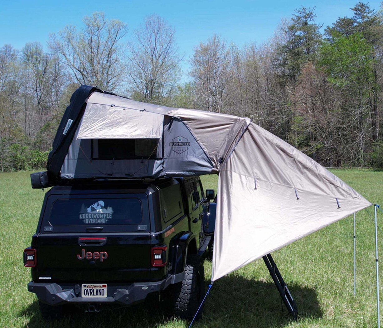 Overland Vehicle Systems Bushveld Awning for Roof Top Tent