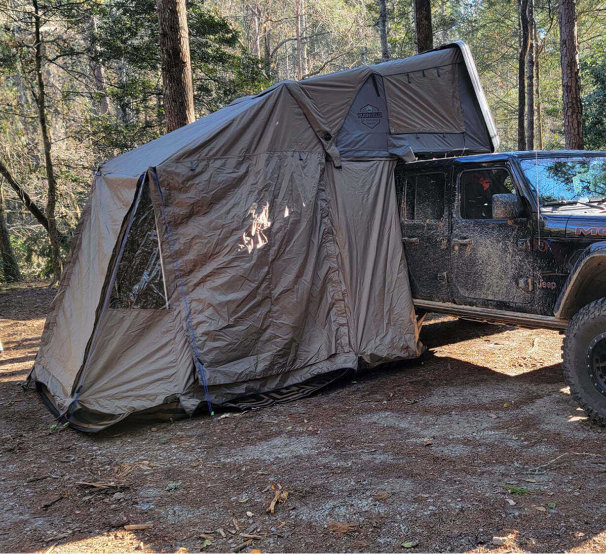 Overland Vehicle Systems 18189902 Bushveld II Roof Top Tent Annex Room
