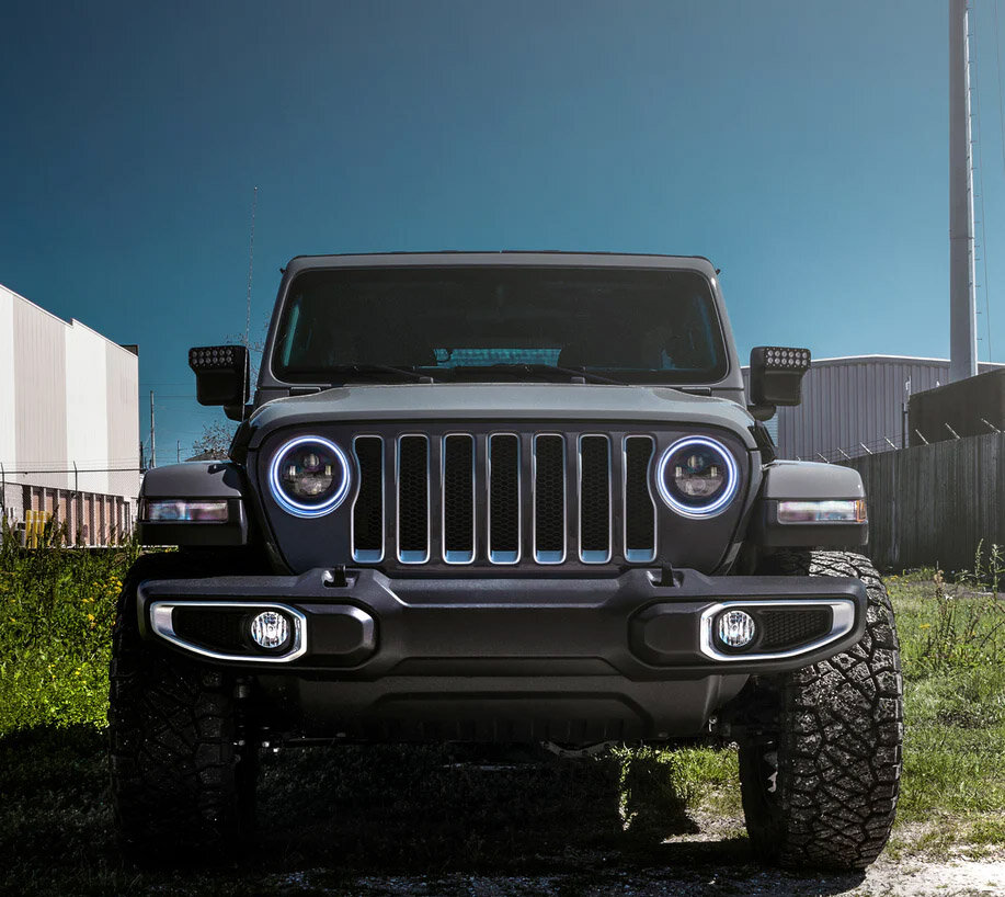 Oracle Lighting 5843-504 Adjustable 7" Headlight Brackets (Pair) for 18-26 Jeep Wrangler JL
