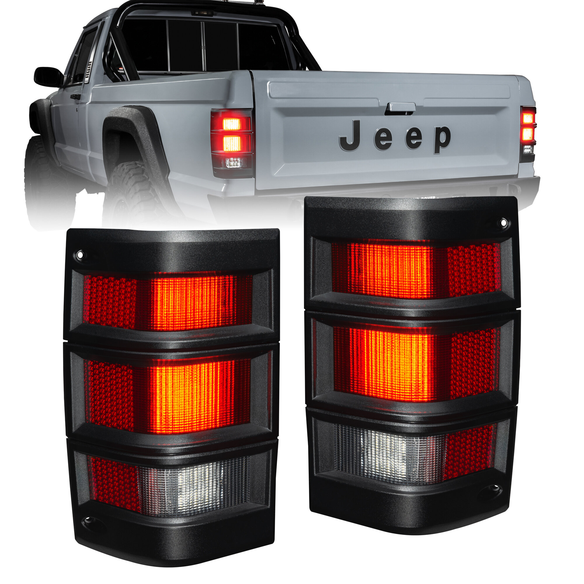 Oracle Lighting  LED Tail Lights for 86-92 Jeep Comanche MJ