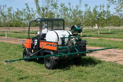 PBMUTV-70 D252-4H-PKG-170 Gallon Tank Utility Skid Sprayer Package