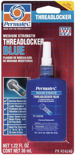 Blue Threadlocker 36ml Bottle 24240