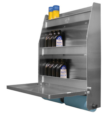 Trailer Door Cabinet 25in w X 32in h X 6.75in 320A