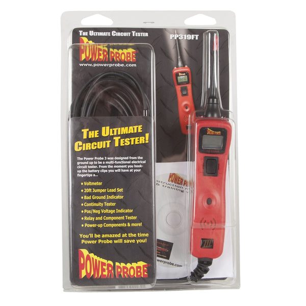 Power Probe III 3 Circuit Tester, Red, Clam Shell PPRPP3CSRED