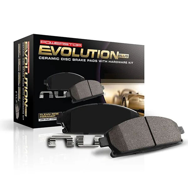 PowerStop 17-2233 Z17 Evolution Ceramic Brake Pads - Rear for 20-26 Jeep Gladiator JT