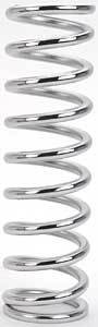 QA1 Chrome Coil-Over Spring 12in Length 2.5in ID 225lb/in Rate 12CS225