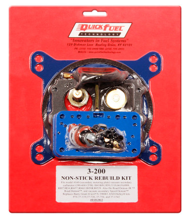 Quick Fuel 4160 Rebuild Kit - Non-Stick 3-200QFT