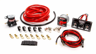QuickCar Racing Products Premium 4 Gauge Wiring Kit with Black 50-820 Panel 50-832