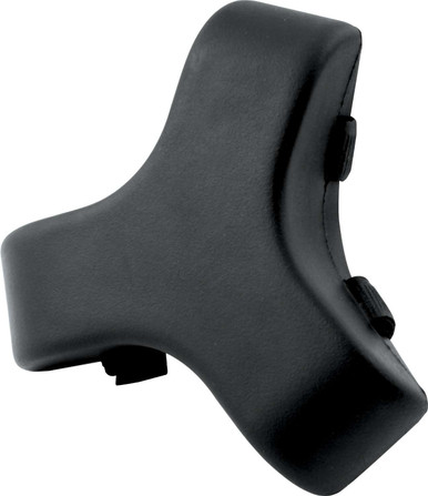 QuickCar Molded Black Steering Wheel Pad for Flat or Dished Three-Spoke Wheels 58-244