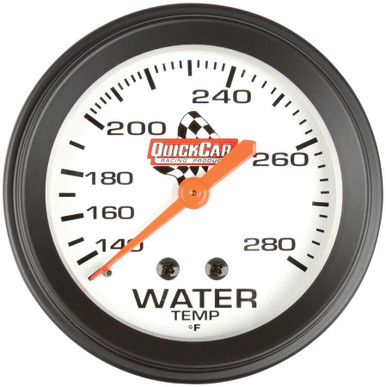 QuickCar 2-5/8" Mechanical Water Temperature Gauge 140-280°F 611-6006