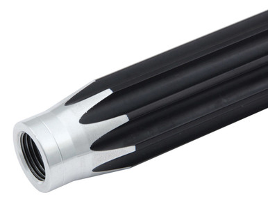 Quickcar 5/8" Aluminum Scalloped Suspension Tube 31" Black Anodized 62-310