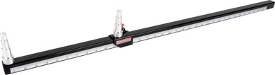 QuickCar Suspension Tube Ruler 1/2 to 3/4 Rod End Adapters Steel Black Powder Coat 66-100