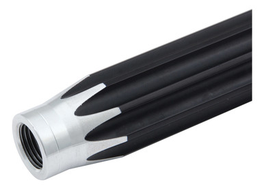 Quickcar 3/4" Aluminum Scalloped Suspension Tube 36" Black Anodized 75-360
