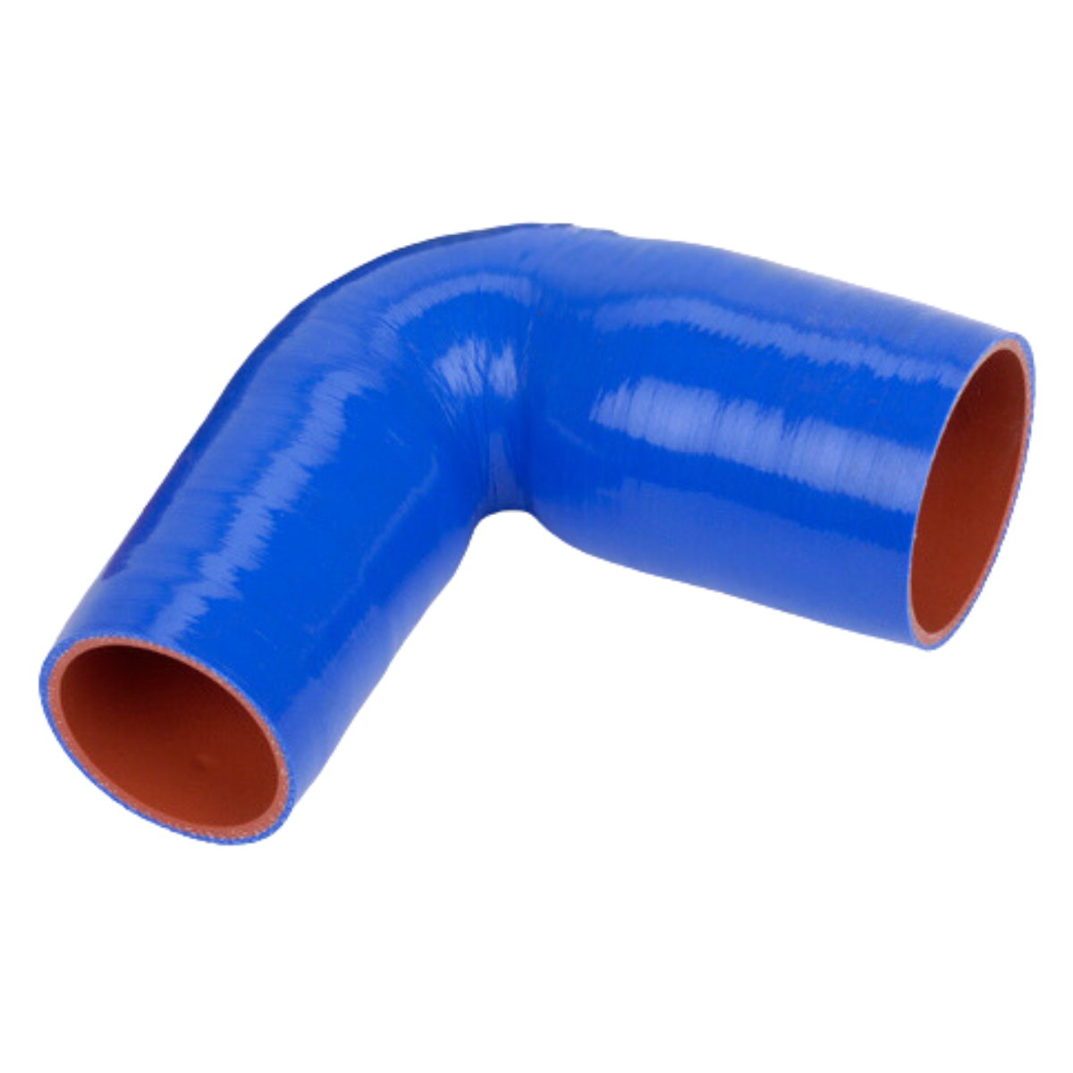 3.00in x 4in I.D. Blue 90 Degree Silcone Reducer