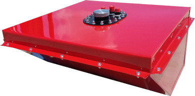 Fuel Cell Wedged 16 Gal Red 10an Pickup 1162F