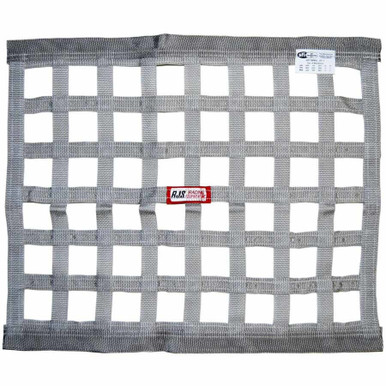 RJS Gray Ribbon Window Net 18x24 10000407