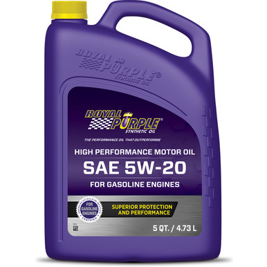 Royal Purple 5w20 Multi-Grade SAE Oil 5 Quart Bottle 51520