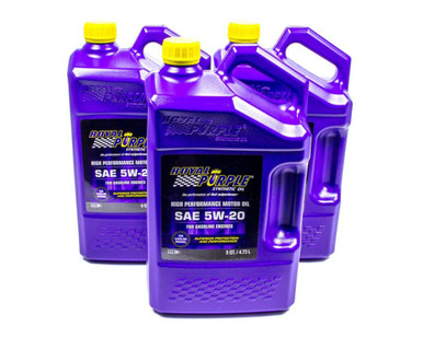 Royal Purple 5W20 Multi-Grade SAE Oil 3x5-qt Bottles 53520