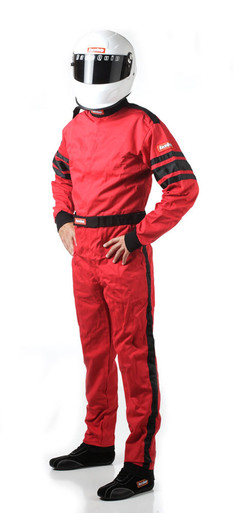 Racequip Red Suit Single Layer Large 110015
