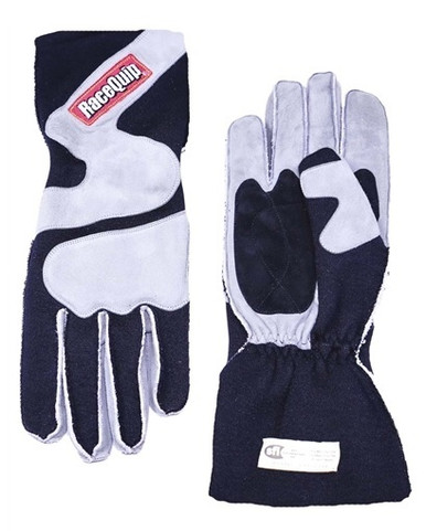 Racequip Gloves Outseam Black/ Gray X-Large SFI-5 356606
