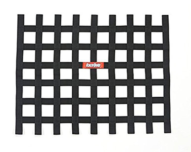 Racequip Ribbon Window Net Black Non-SFI 721005