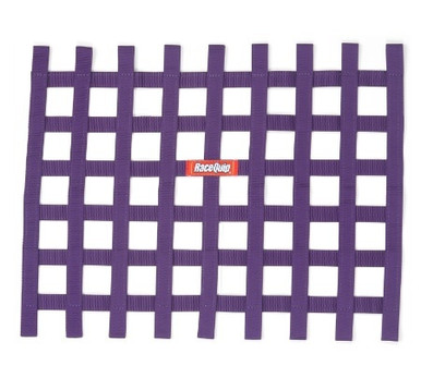 Racequip Ribbon Window Net Purple Non-SFI 18in x 24in 721055