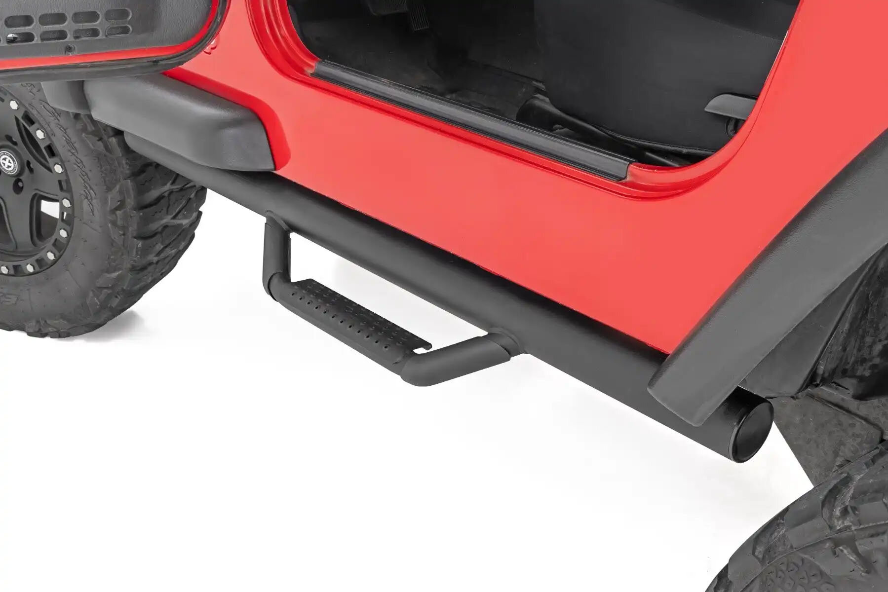 Rough Country RCJ9746A Nerf Steps for 97-06 Jeep Wrangler TJ