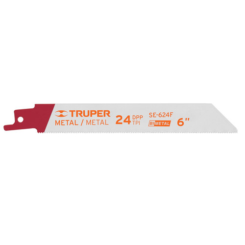 Truper 6" 24TPI Reciprocating Saw Blade (2pc) #10797-2 Pack