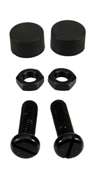 1970 - 1981 Camaro Firewall Cowl Panel Rear Corner Hood Adjuster Bolt and Bumper Set