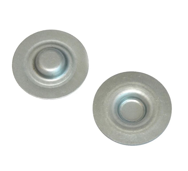 1970 - 1981 Camaro Round Rear Floor Pan Plugs, Pair