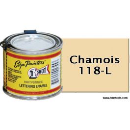 1 Shot Lettering Enamel - Chamois - 1/4 Pint