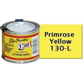 1 Shot Lettering Enamel - Primrose Yellow - 1/4 Pint