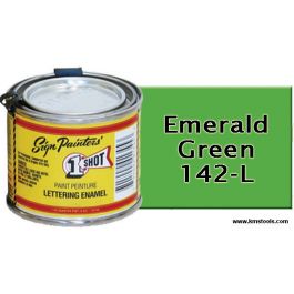 1 Shot Lettering Enamel - Emerald Green - 1/4 Pint