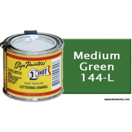 1 Shot Lettering Enamel - Medium Green - 1/4 Pint