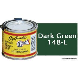 1 Shot Lettering Enamel - Dark Green - 1/4 Pint