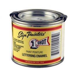 1 Shot Lettering Enamel - Metallic Copper - 1/4 Pint