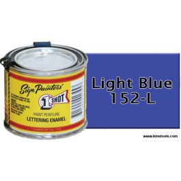 1 Shot Lettering Enamel - Light Blue - 1/4 Pint