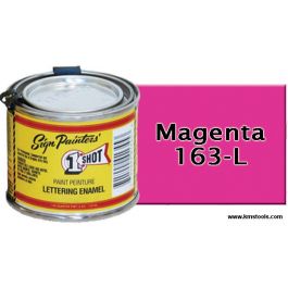 1 Shot Lettering Enamel - Magenta - 1/4 Pint