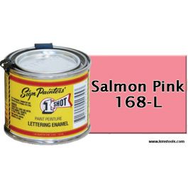 1 Shot Lettering Enamel - Salmon Pink - 1/4 Pint