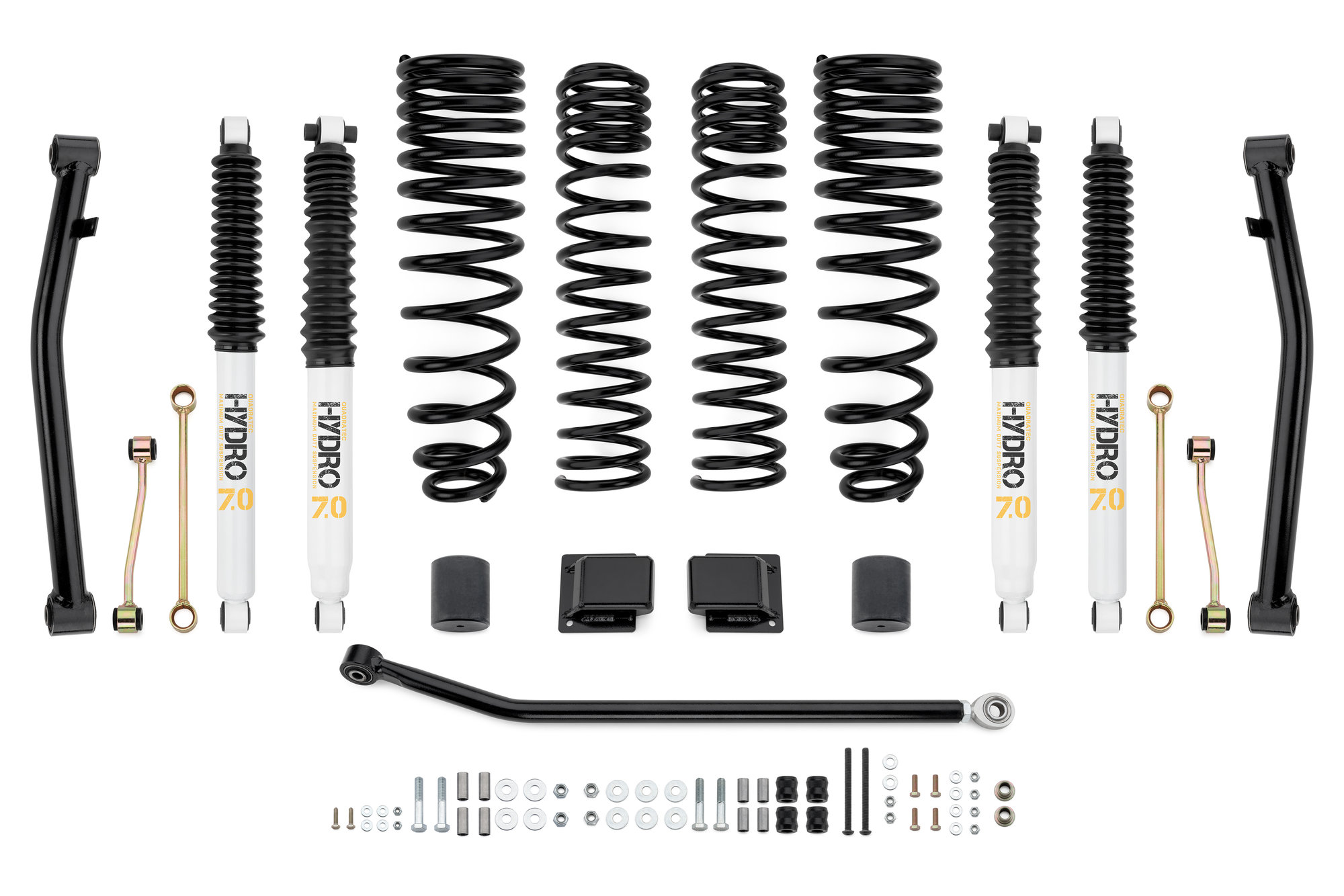 Quadratec Maximum Duty 3.5" Coil Spring Suspension Lift Kitfor 20-26 Jeep Gladiator JT