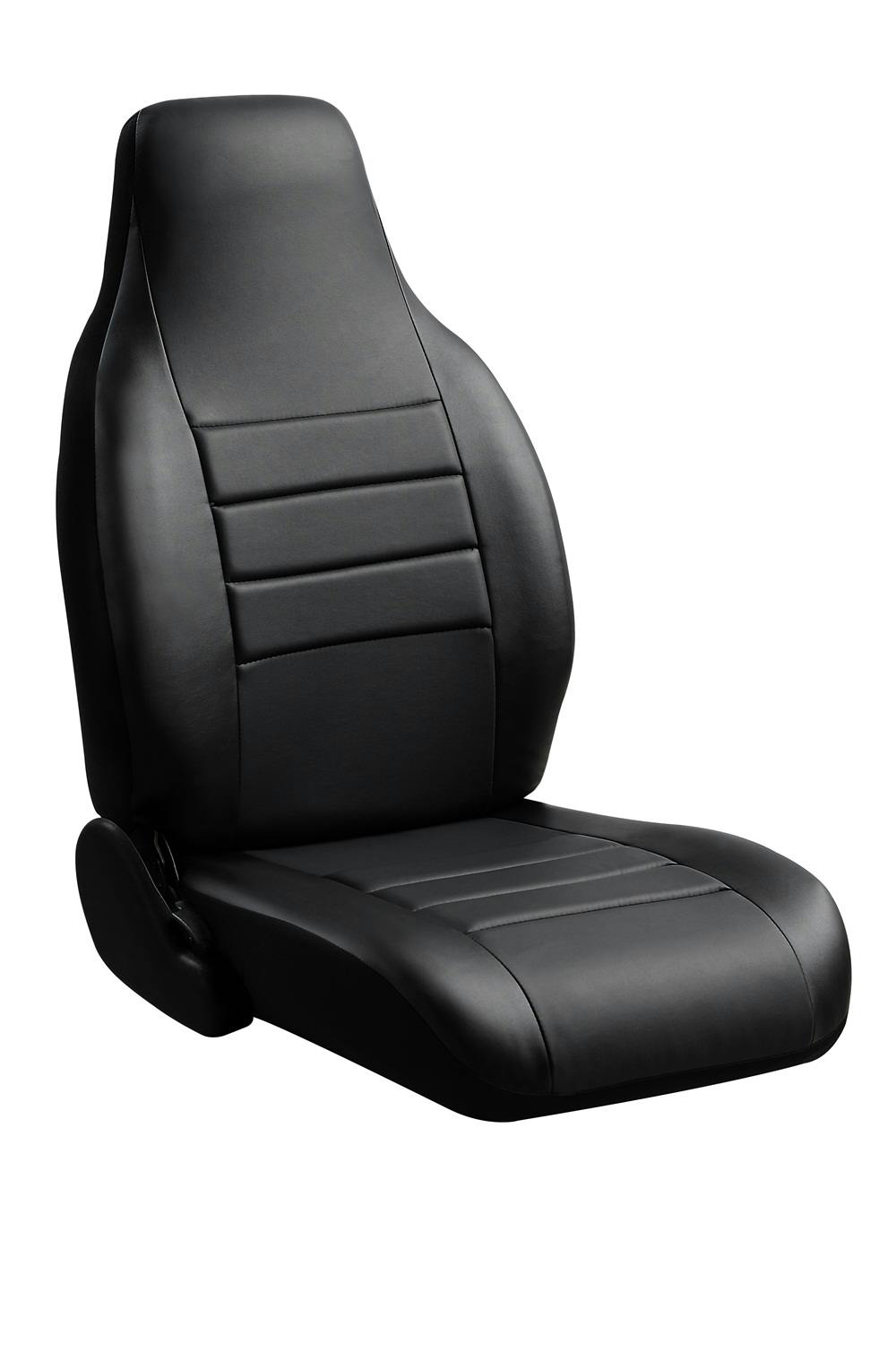 Fia SL63-2 BLK/BLK LeatherLite™ Universal Fit Seat Cover