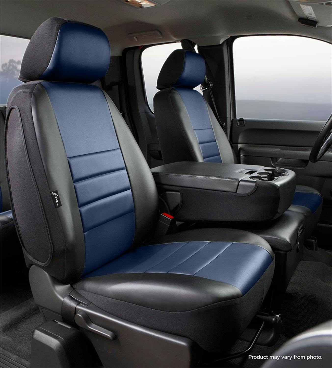 Fia SL68-38 BLUE LeatherLite™ Custom Seat Cover