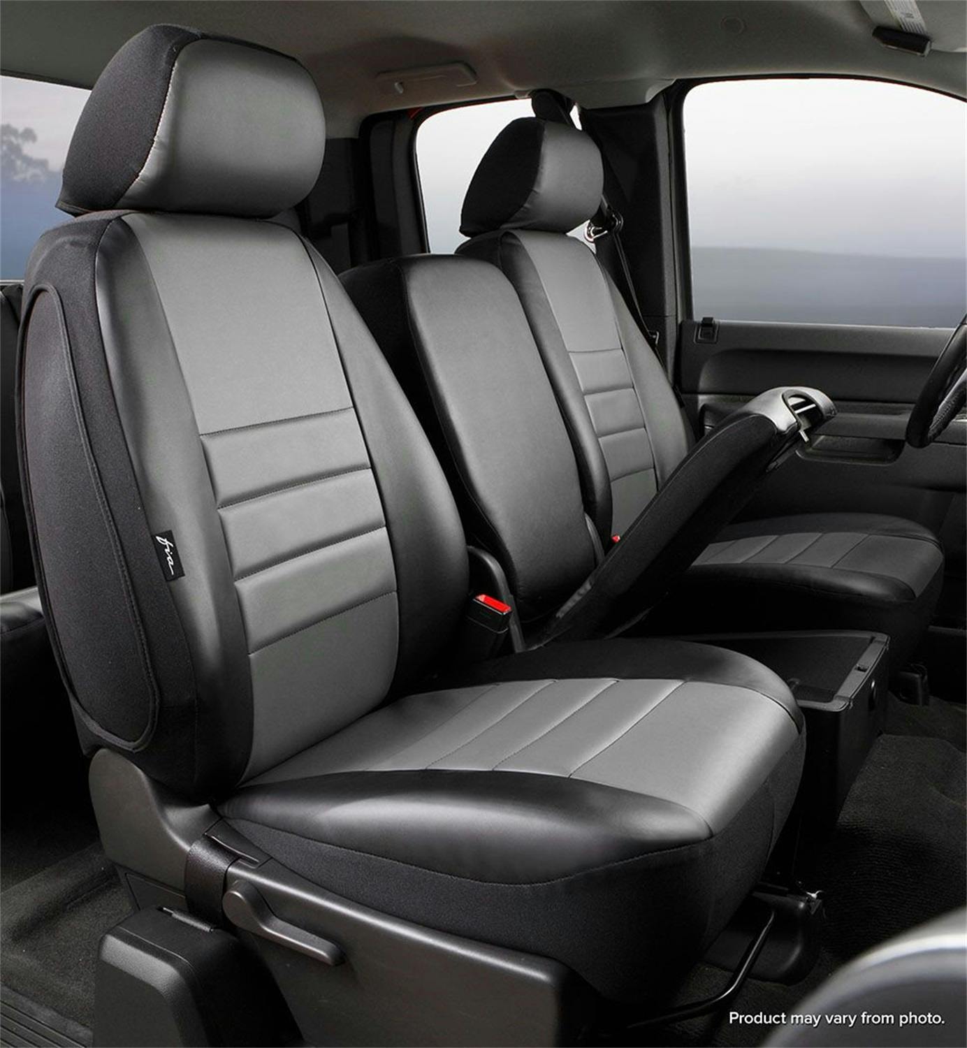 Fia SL67-24 GRAY LeatherLite™ Custom Seat Cover